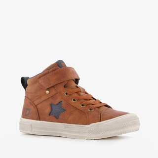 Blue Box hoge jongens sneakers bruin