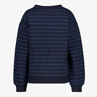 Unsigned gestreepte jongens sweater blauw
