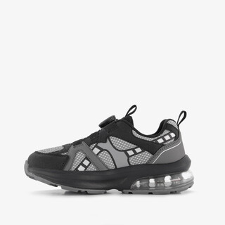 Bleu Box jongens sneakers met airzool zwart grijs
