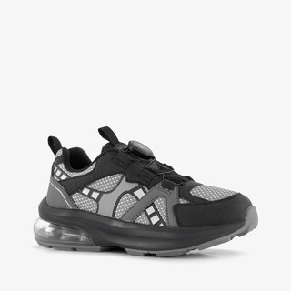 Bleu Box jongens sneakers met airzool zwart grijs