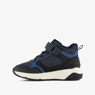 Blue Box hoge gevoerde jongens sneakers donkerblauw