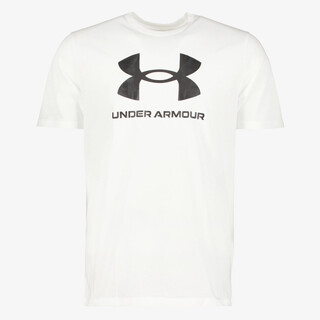 Under Armour UA Logo heren T-shirt wit