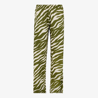TwoDay dames wide leg broek zebraprint groen wit