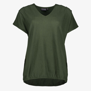 TwoDay dames T-shirt donkergroen