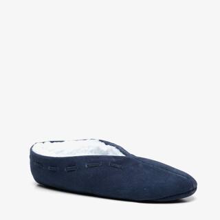 Thu!s leren dames Spaanse sloffen blauw