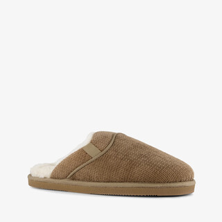 Thu!s gevoerde heren instap pantoffels bruin