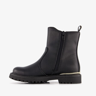 Blue Box meisjes Chelsea boots met studs zwart