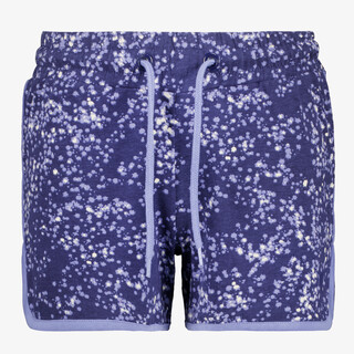 Osaga meisjes sweatshort met print blauw