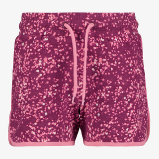 Osaga meisjes sweatshort met print paars