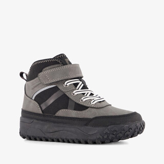 Blue Box hoge jongens sneakers zwart grijs