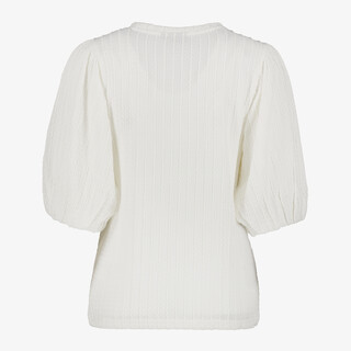 TwoDay dames shirt met pofmouwen wit