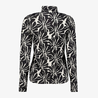 TwoDay dames coltrui met bloemenprint zwart wit