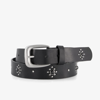 Dames riem zwart