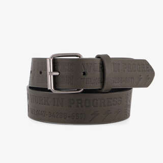 Jongens riem grijs