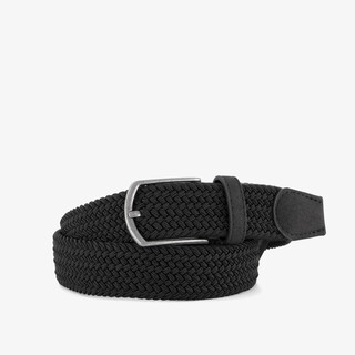 Heren riem gevlochten zwart