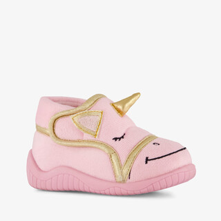 Thu!s meisjes pantoffels met eenhoorn roze goud