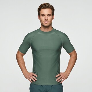 Osaga heren UV zwemshirt met korte mouwen groen