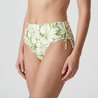 Osaga dames bikinibroekje met bloemenprint groen
