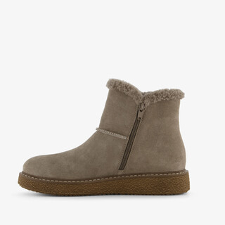 Hush Puppies gevoerde suède dames boots grijs