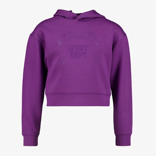 Osaga cropped meisjes sport hoodie paars
