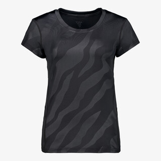 Osaga dames sport T-shirt met print zwart