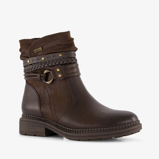 Jana dames boots met H leest bruin