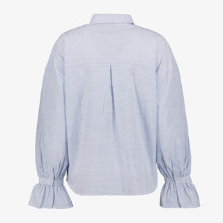 TwoDay dames overhemdblouse met strass steentjes lichtblauw