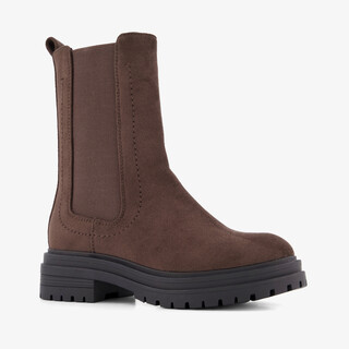 Blue Box meisjes Chelsea boots donkerbruin