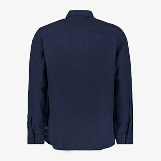 JJ REBEL heren overhemd donkerblauw