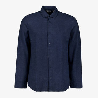 JJ REBEL heren overhemd donkerblauw