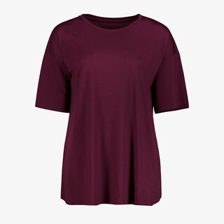 Osaga dames training T-shirt bordeauxrood