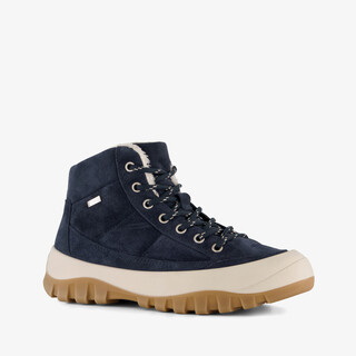 Mountain Peak suède dames veterboots blauw