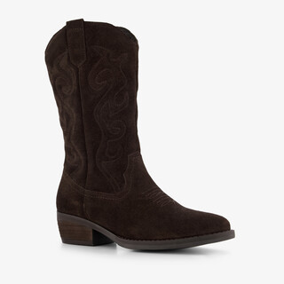 Harper suède dames cowboylaarzen bruin