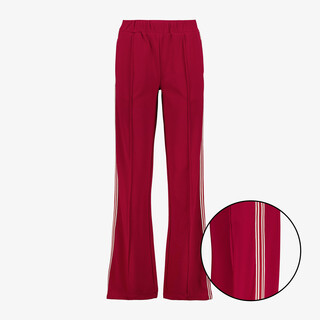 TwoDay dames wide leg broek met bies rood