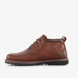 Hush Puppies leren heren veterschoenen cognac