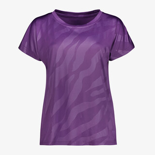Osaga dames sport T-shirt met print paars