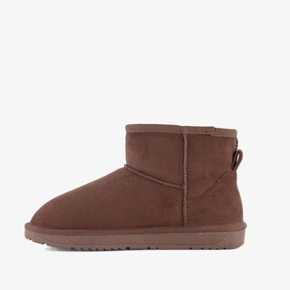 Blue Box gevoerde dames boots donkerbruin