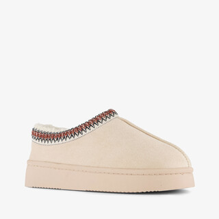 Thu!s gevoerde meisjes pantoffels beige