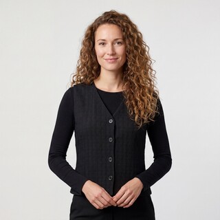 TwoDay dames gilet zwart