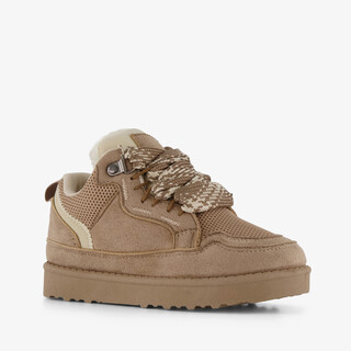 Braqeez meisjes sneakers beige