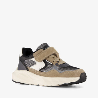 Braqeez jongens sneakers beige grijs