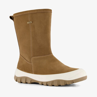 Mountain Peak suède dames laarzen cognac