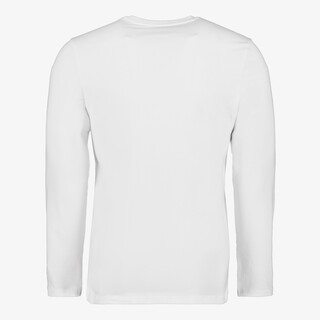 Unsigned heren longsleeve shirt wit