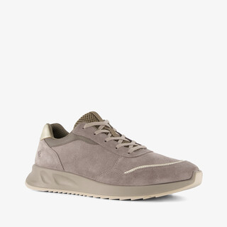 ECCO OTM W Low-Cut suede dames sneakers taupe