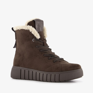 xx bij Mexx dames veterboots gevoerd bruin