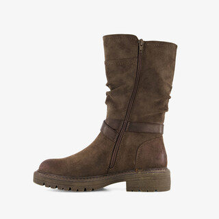 Blue Box dames bikerboots bruin