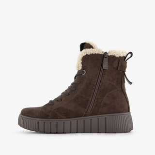 xx bij Mexx dames veterboots gevoerd bruin