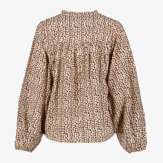 TwoDay dames blouse met print beige