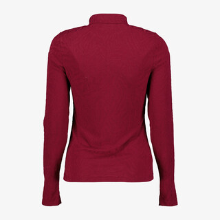 TwoDay dames top met lange mouwen bordeauxrood