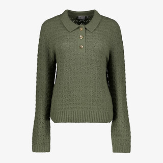 TwoDay dames polotrui groen